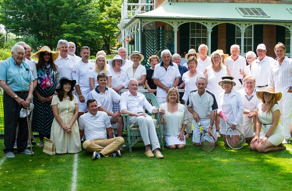 Members of the Aurora Lawn Tennis Club in 2015.